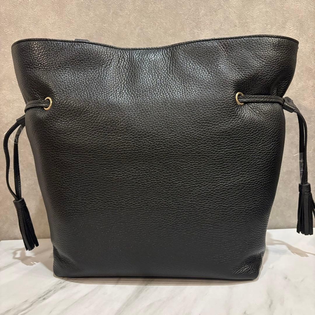 Excellent Condition COACH Andy Tote Shoulder Bag CA200 Leather Black