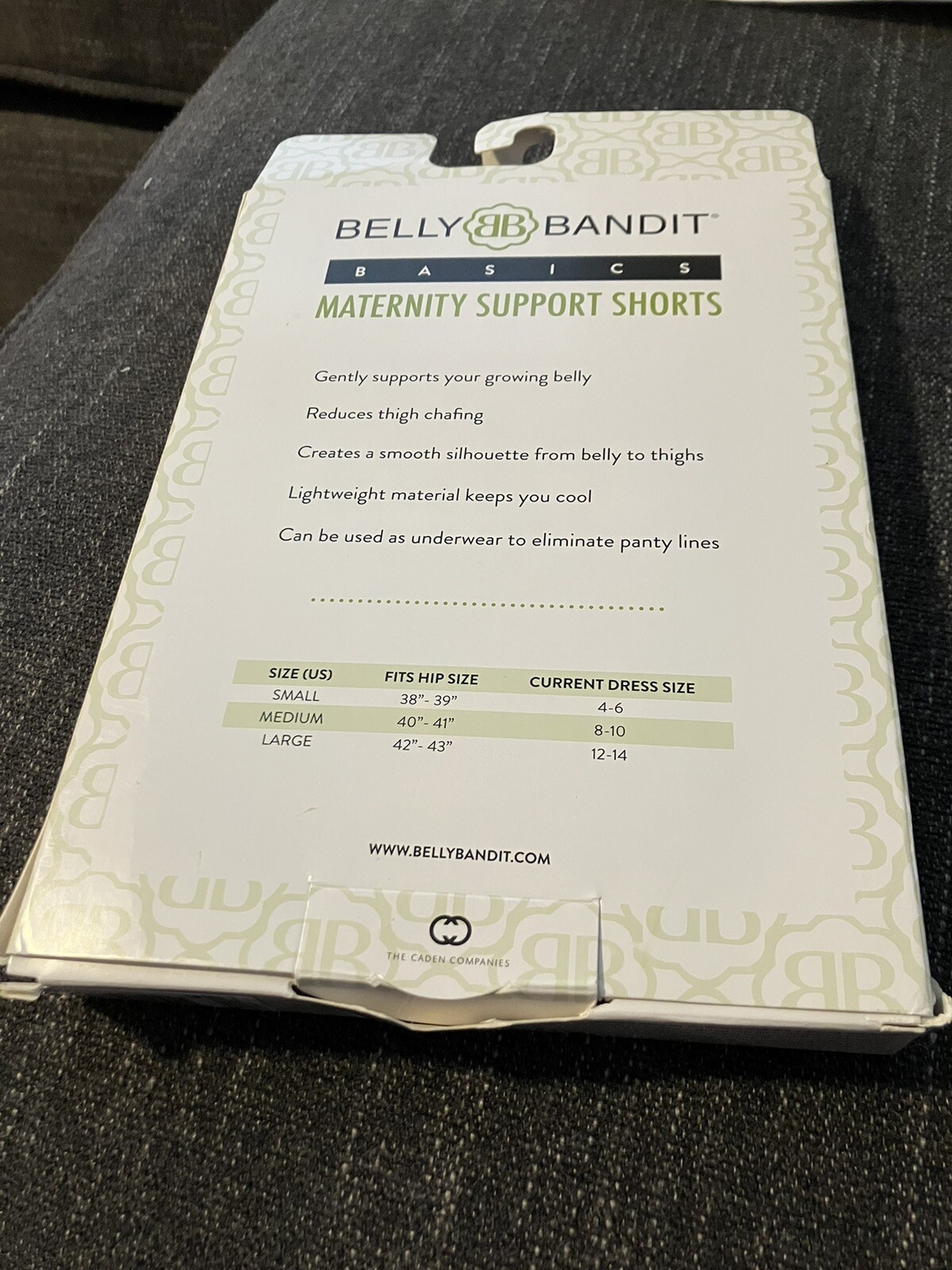 Belly Bandit Basics Maternity Support Shorts Anti Chafing Nude Large NIB
