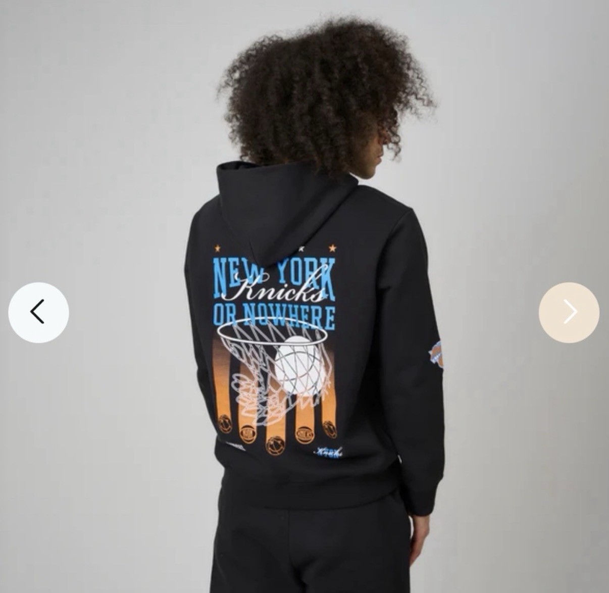 New York Knicks Black Pullover Hoodie Basketball “New York Knicks Or Nowhere”