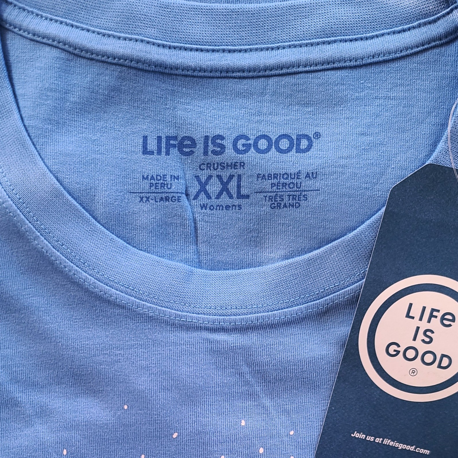 Life Is Good LS Shirt Crusher Tee CARDINALS APPEAR BIRCH TREES 51in Womens XXL