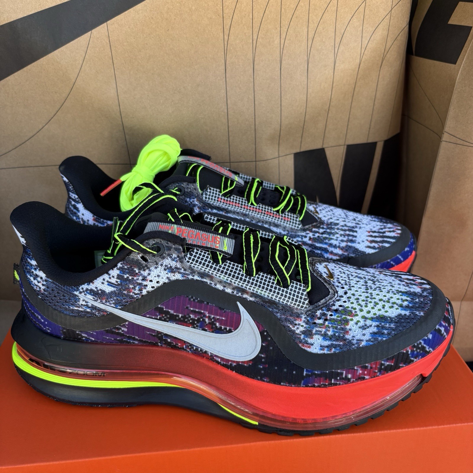 NEW Nike Air Zoom Pegasus Premium Multicolor Pixel NBY IM6778-902 Men Size 11