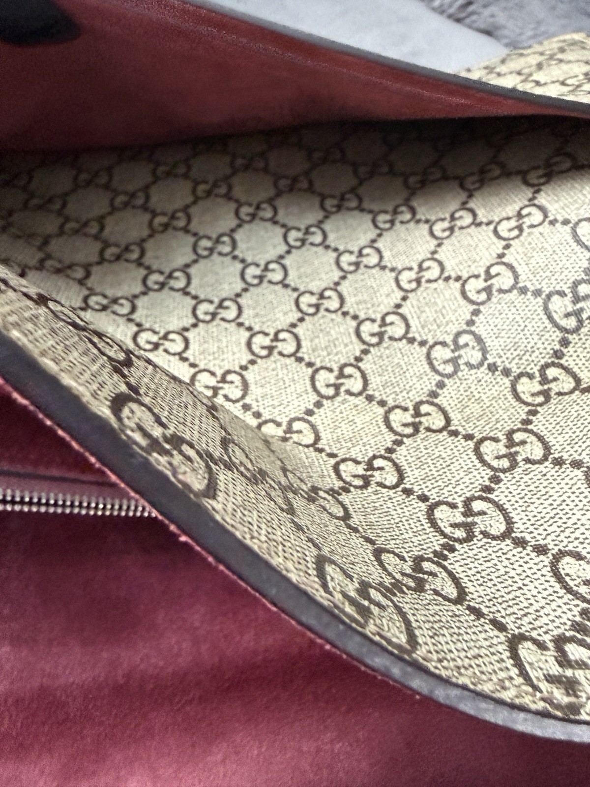 Authentic Gucci Dionysus Blooms Chain Strap Shoulder Bag Silver Hardware