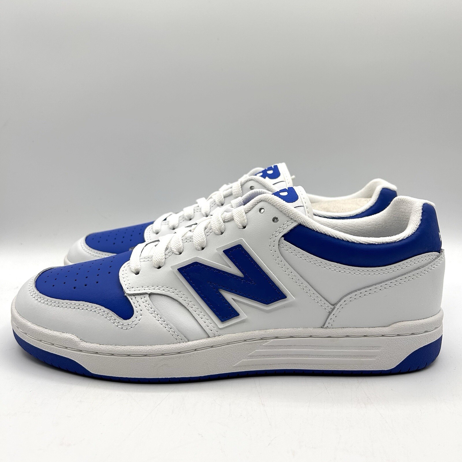 New Balance Men’s 480 Lifestyle Size 10 D (Medium) White/Blue |BB480LCB|