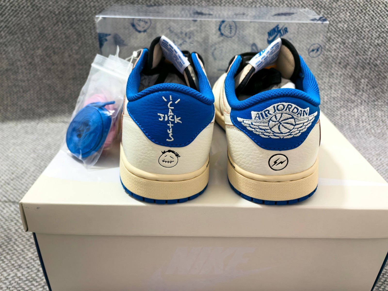 Travis Scott x Fragment x Air Jordan 1 Low OG SP “Sail Military Blue” DM7866-104