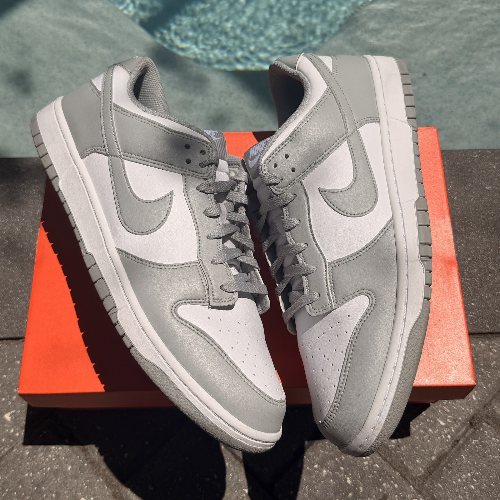 NIKE DUNK LOW RETRO LIGHT SMOKE GREY MEN CASUAL SNEAKERS SHOES HF5441-105