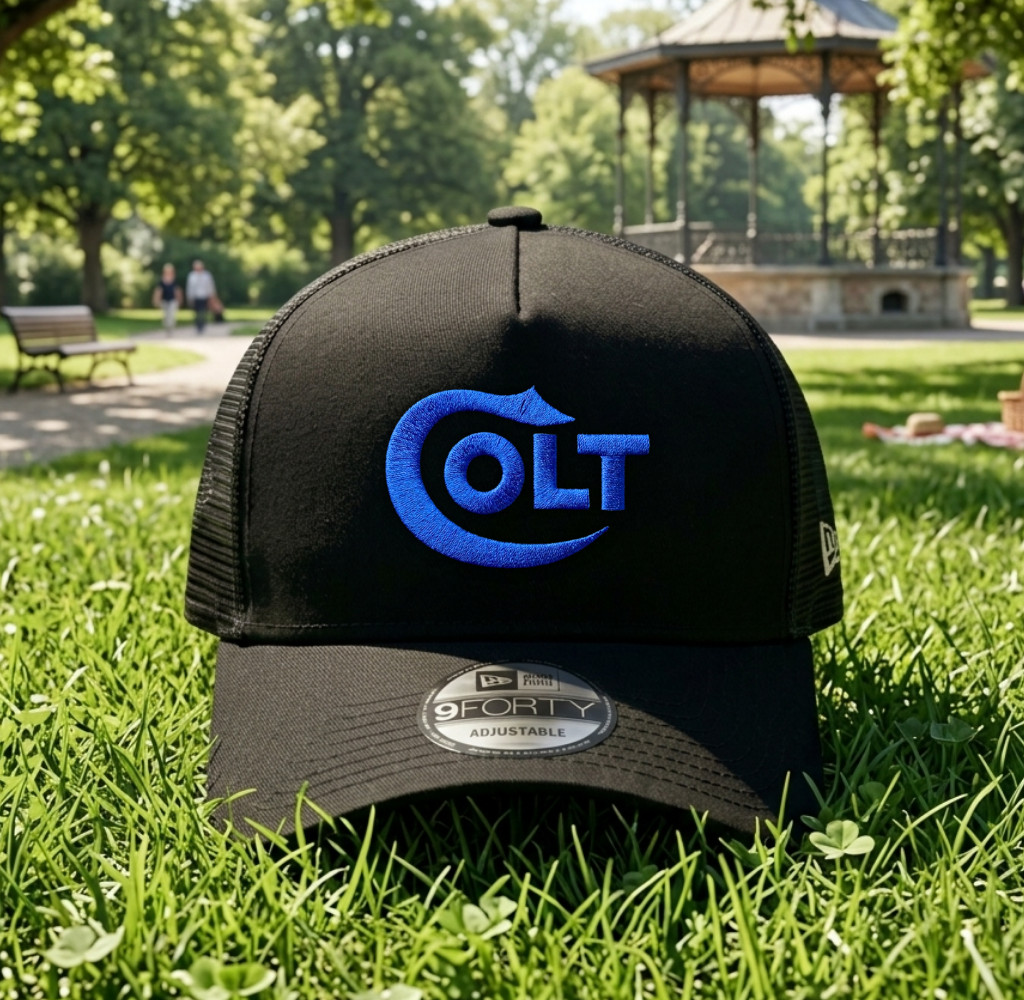 Colt Embroidered Trucker Hat Mesh Cap Snapback Firearms Logo Fan Gift