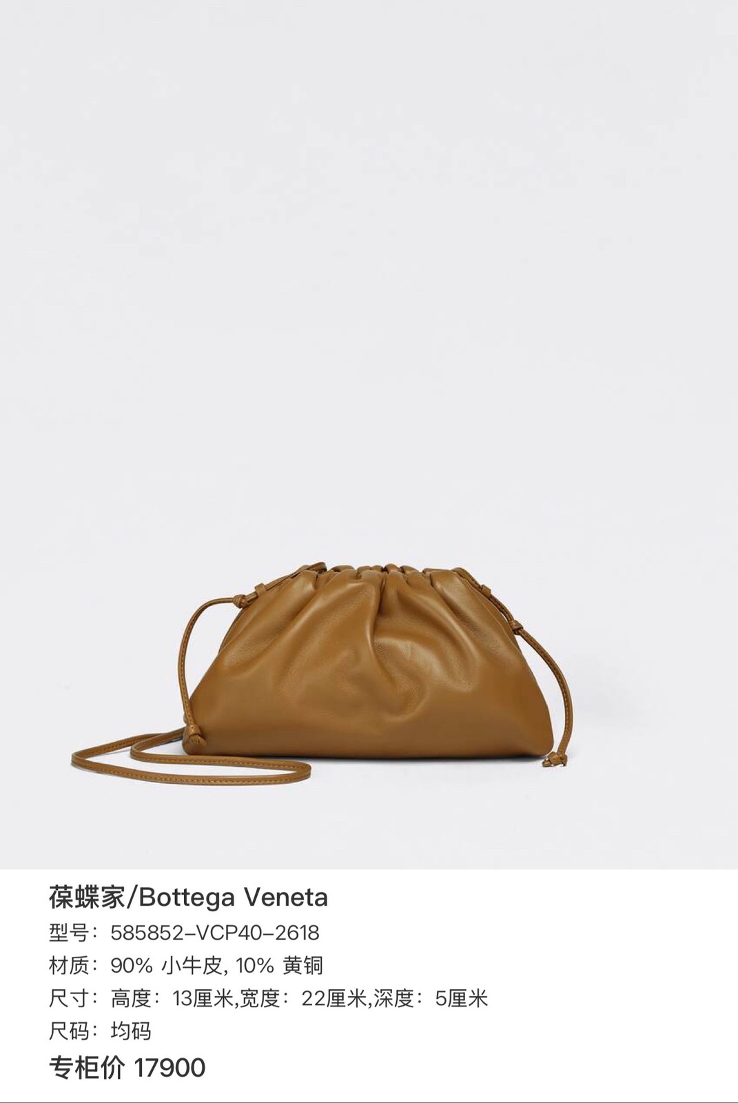 Bottega Veneta Pre-Owned Authentic Luxury Handbag Caramel