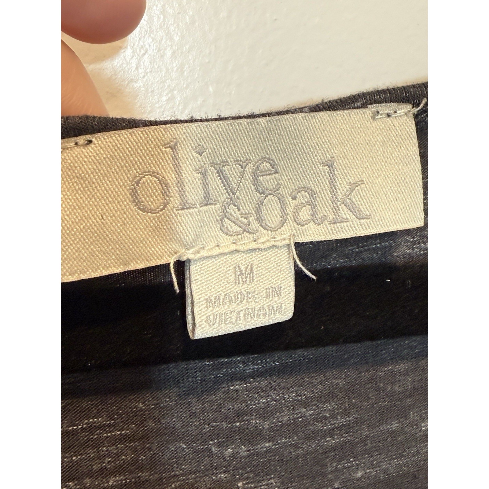 olive & oak Grey Heathered Knit Drawstring Waist Pocket Dress Medium