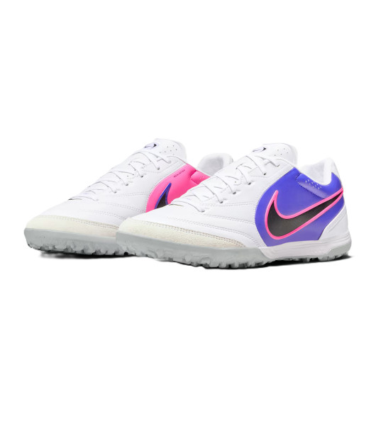 Nike Men’s Tiempo Ligera Pro Turf Low Soccer White/Black/Blue/Pink IB4477-146 k