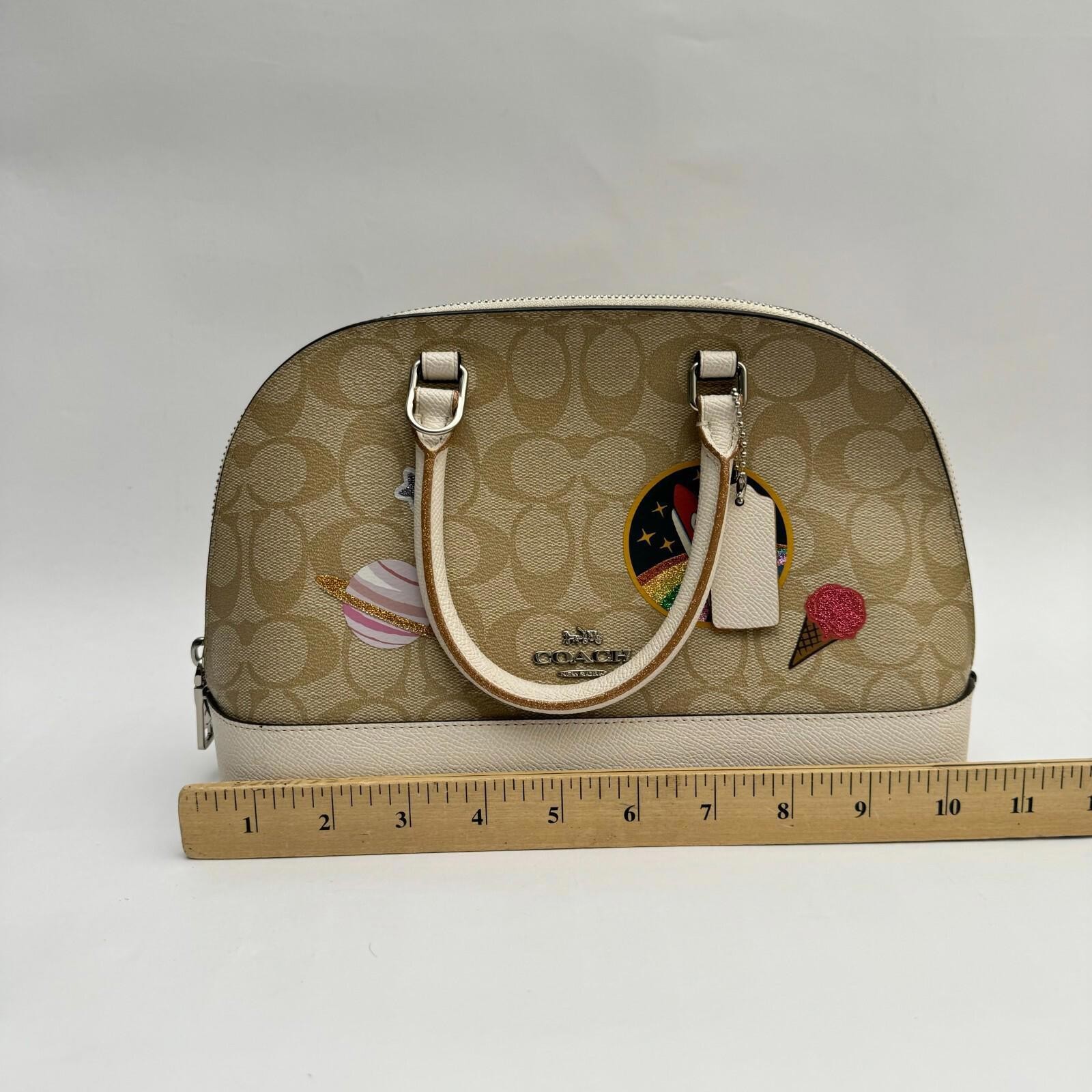 Coach Sierra Satchel Space Patch F29618 Hand Bag w/ Shoulder Strap $350 MSRP