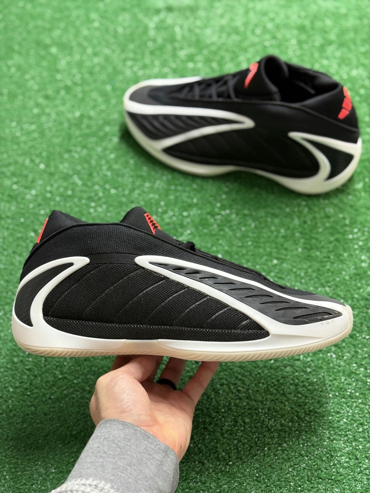 Adidas AE 2 Black White Red Mens Basketball JS3508 NEW Multi Sz