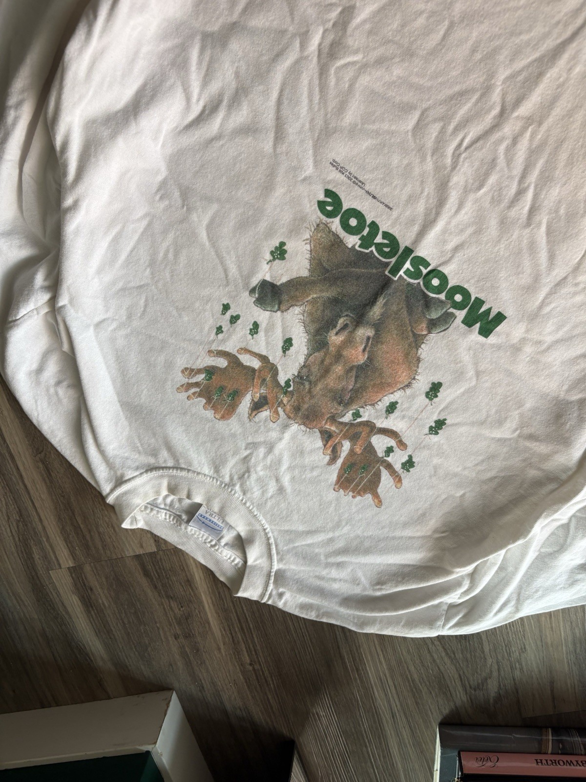 2003 Streetwear Graphic Skate Long Sleeve T-Shirt XL White Cotton