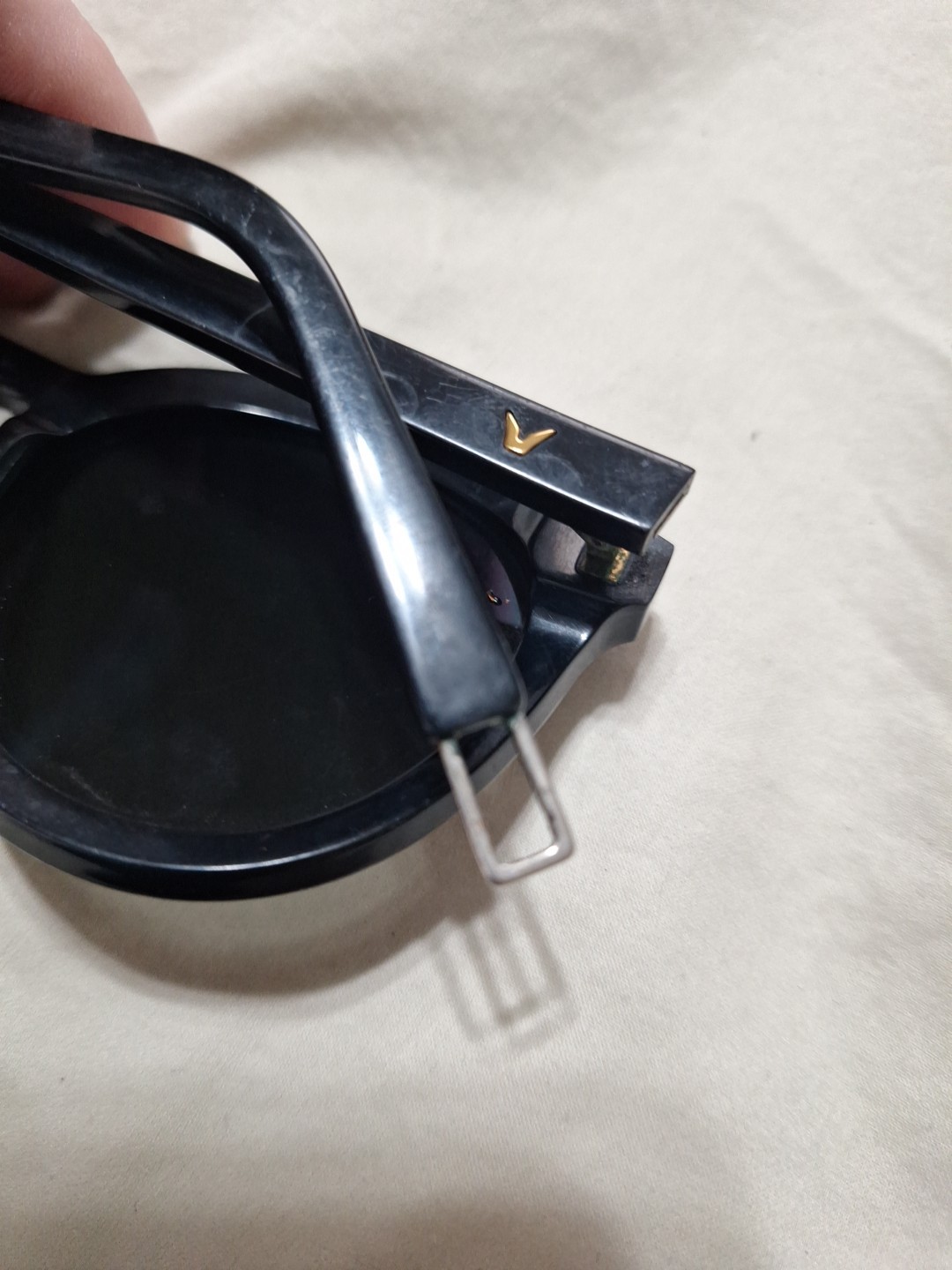 GENTLE MONSTER FLATBA BLACK PETER Black *Scratches on lens Japan