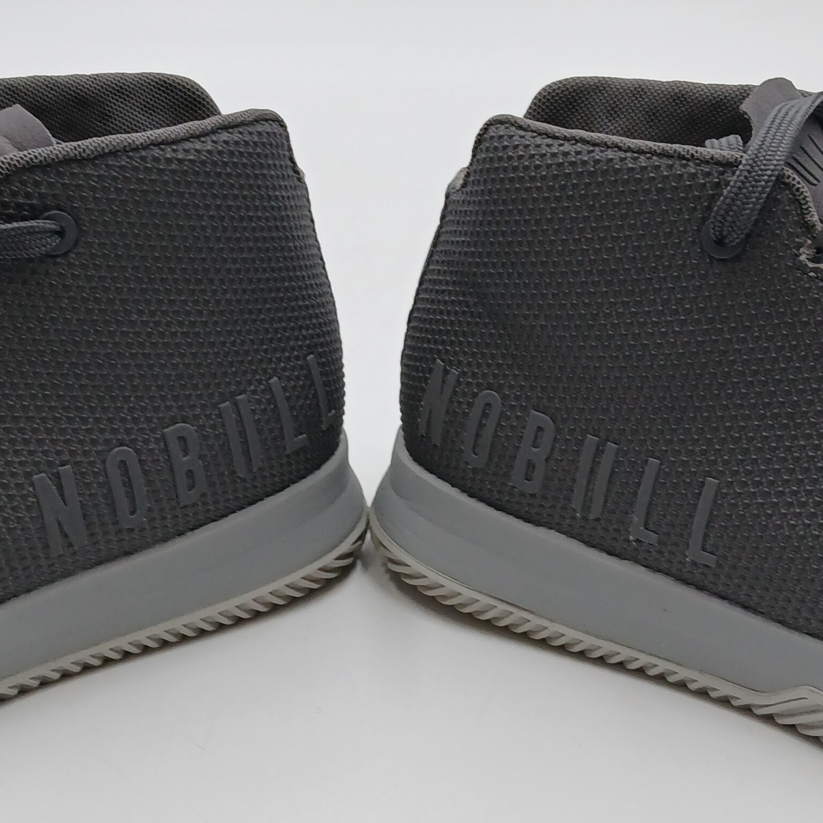 Nobull SF Trainer High Crossfit Shoe Dark Grey Super Fabric Size 6 M 7.5 W Crew