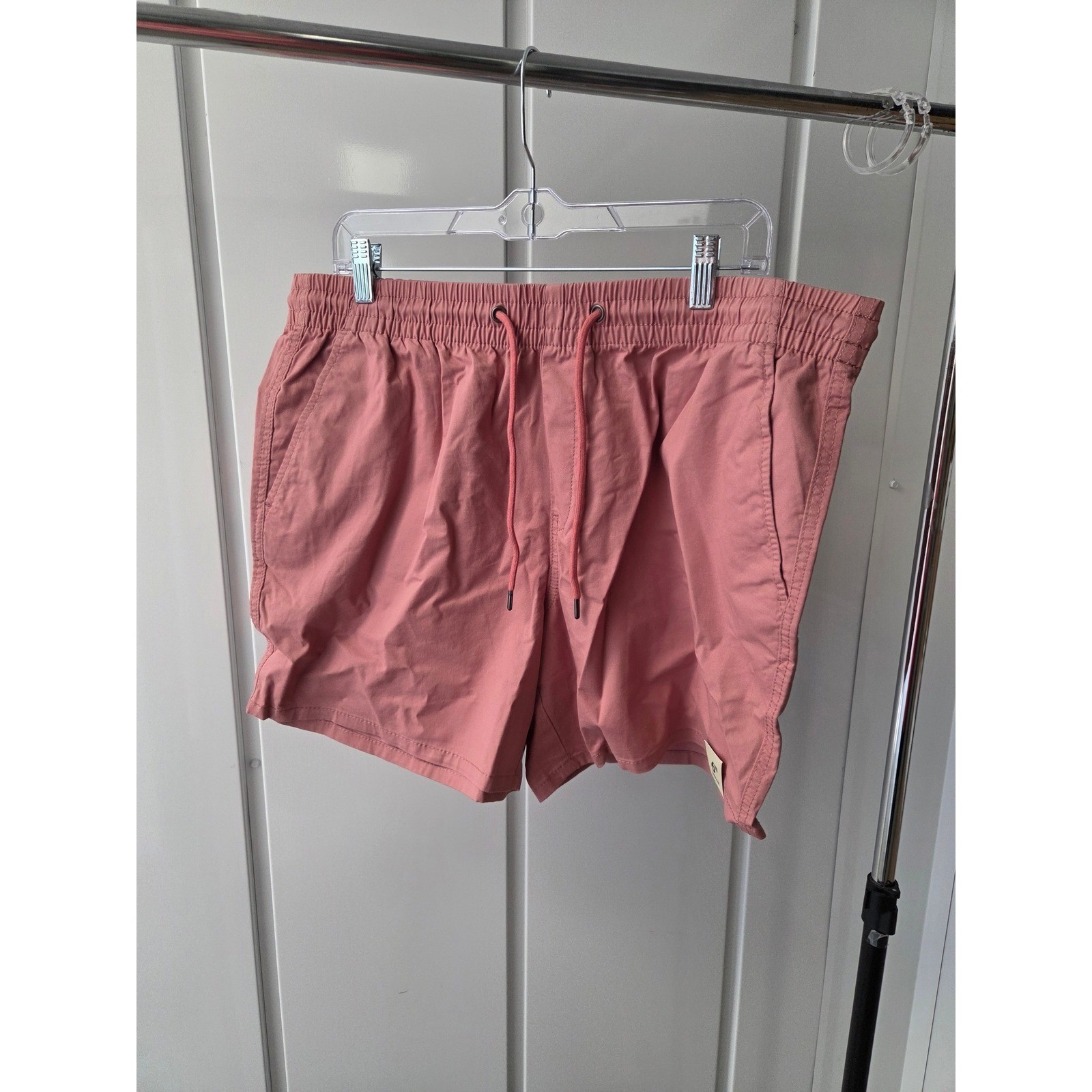 No Boundaries Mens Twill Flat Front Shorts Quaint Rose Pink Size 2XL 44-46 NWT