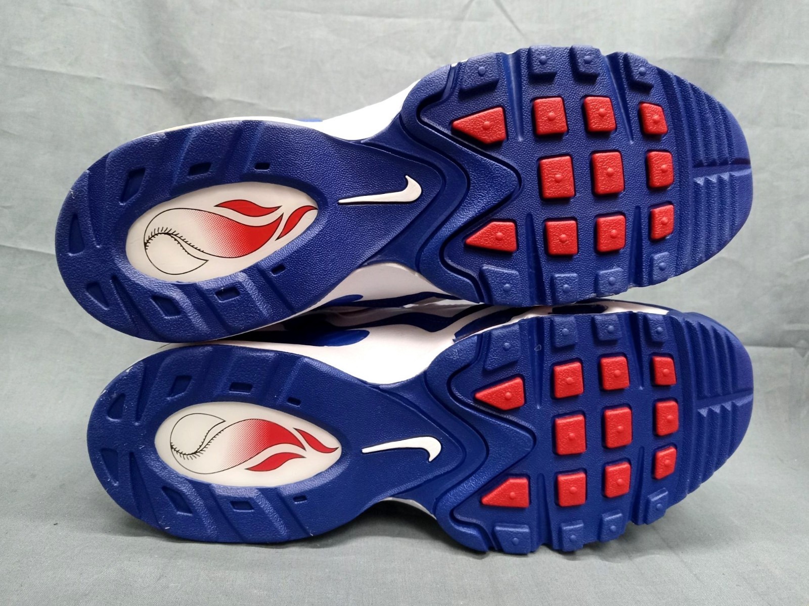 Nike Air Griffey Max 1 (GS) Sneaker USA Red White Blue Boys Size 5 NEW NO BOX!