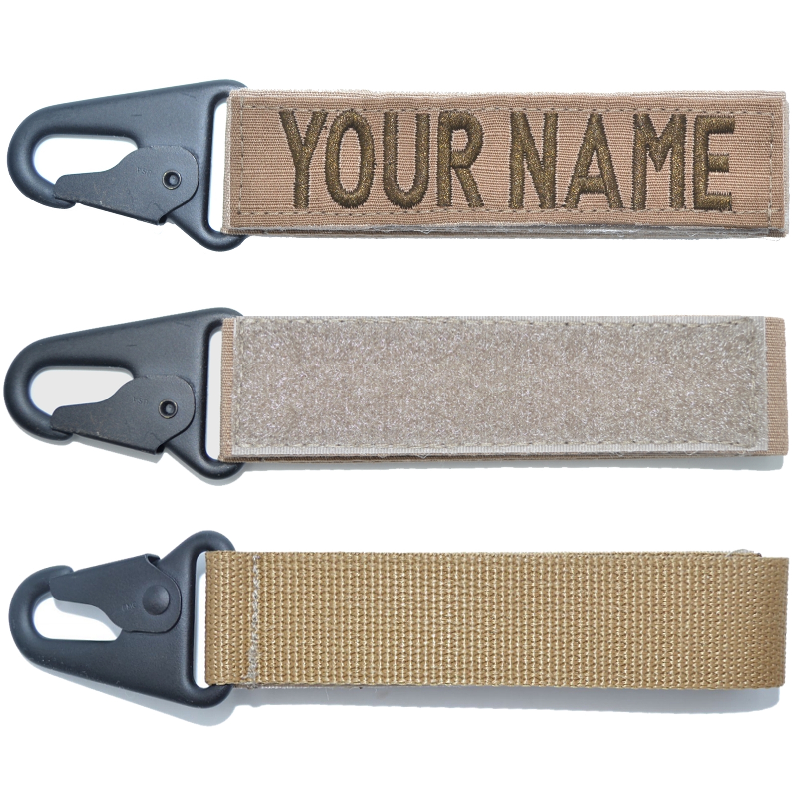 Custom Name Tape Key Chain