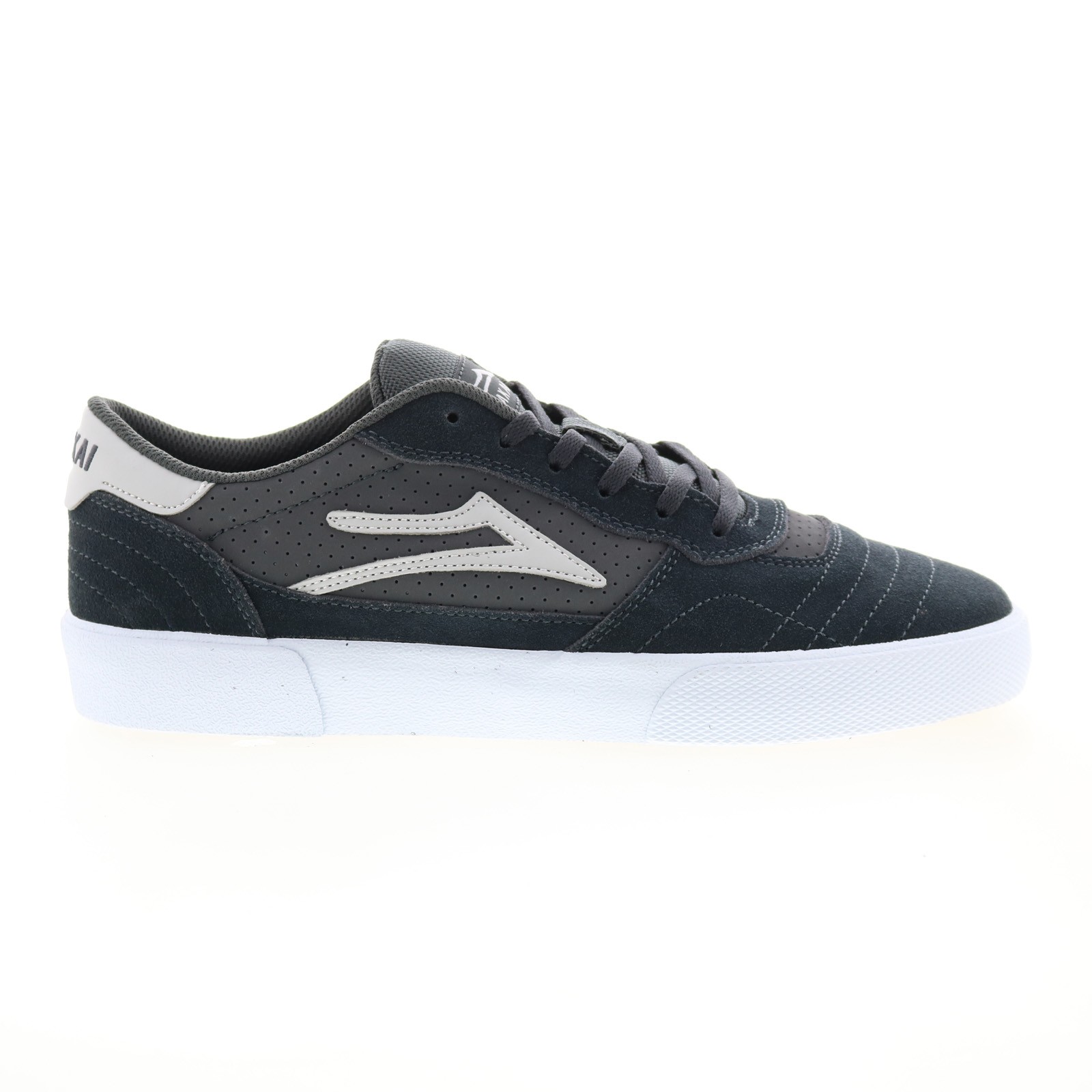 Lakai Cambridge MS4230252A00 Mens Gray Suede Skate Inspired Sneakers Shoes