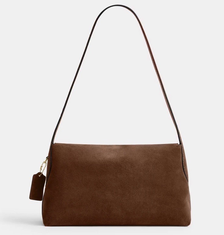 Coach Suede Chelsea Shoulder Bag 30 CDS59 B4WBR_NWT_Expedited