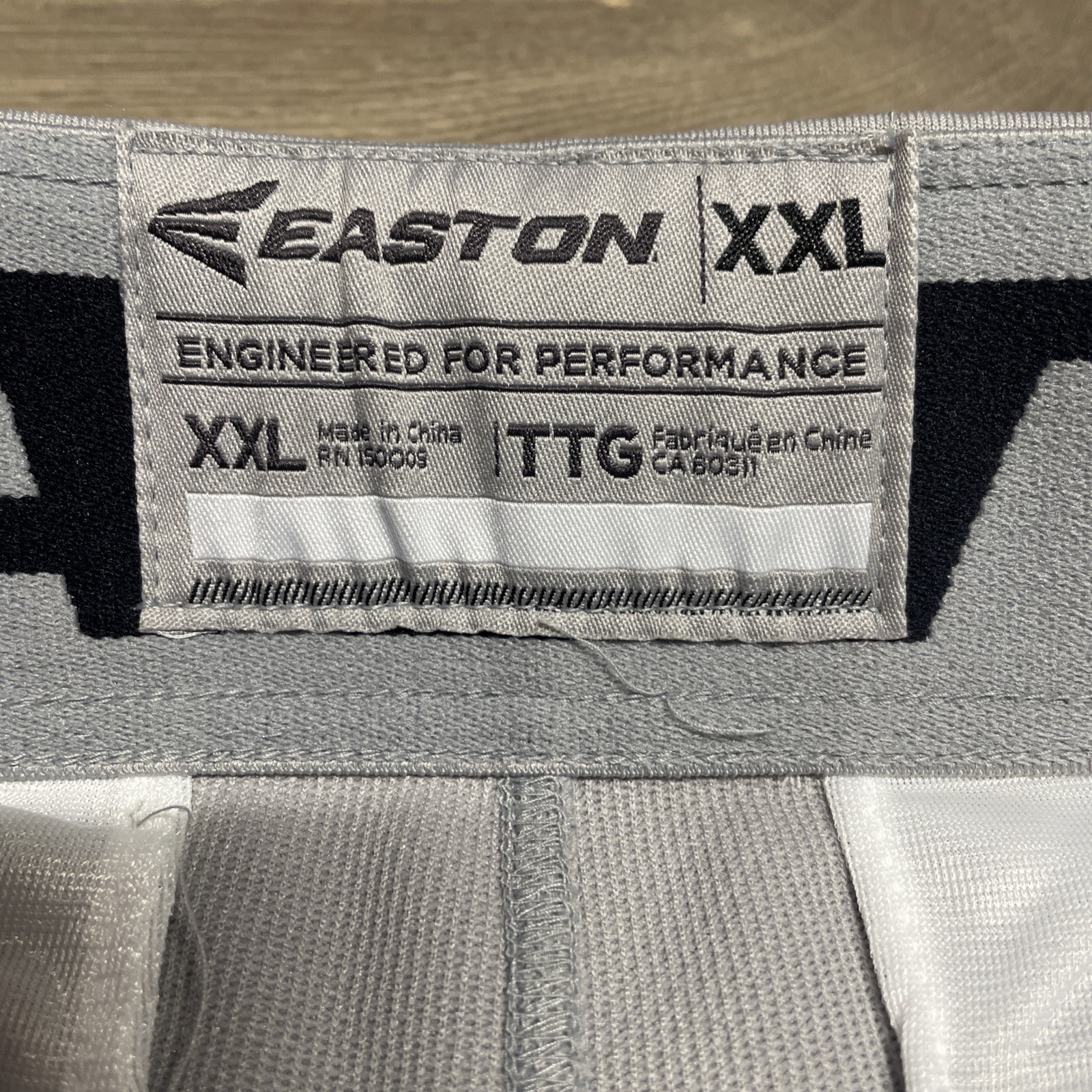 Easton Mens XXL 40-41 Pro Knicker Pants Gray