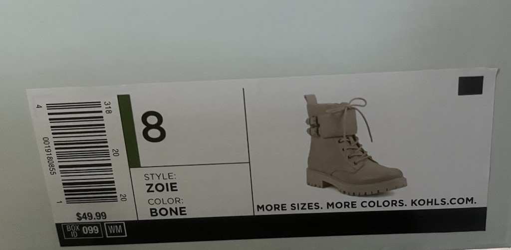 SO® Monk Women’s Boots Size 8 Or Size 8.5. Please Choose Size