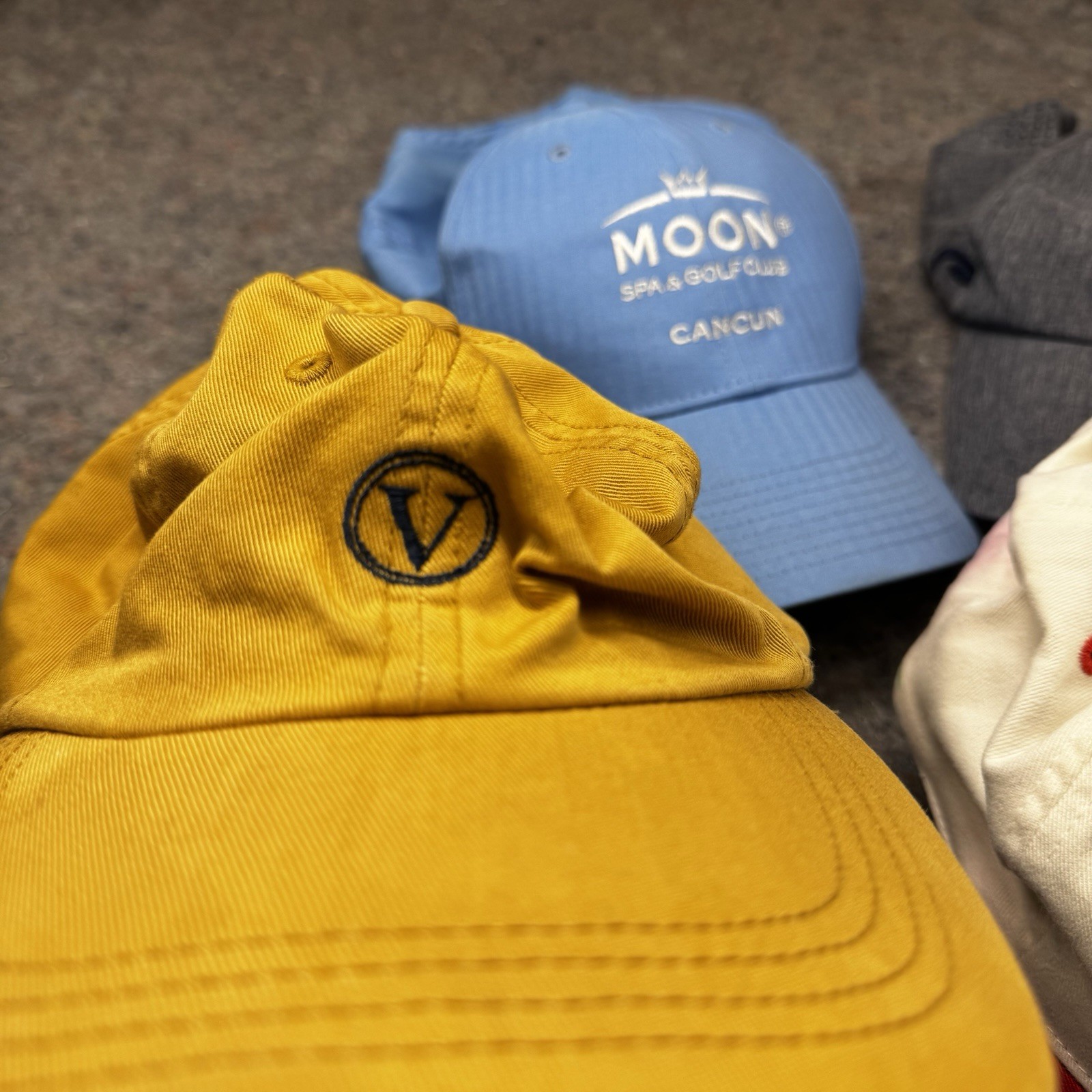 Lot 6 Dad Hats Champion Nike Legacy91 Imperial Moon Spa Cancun Peppers -927