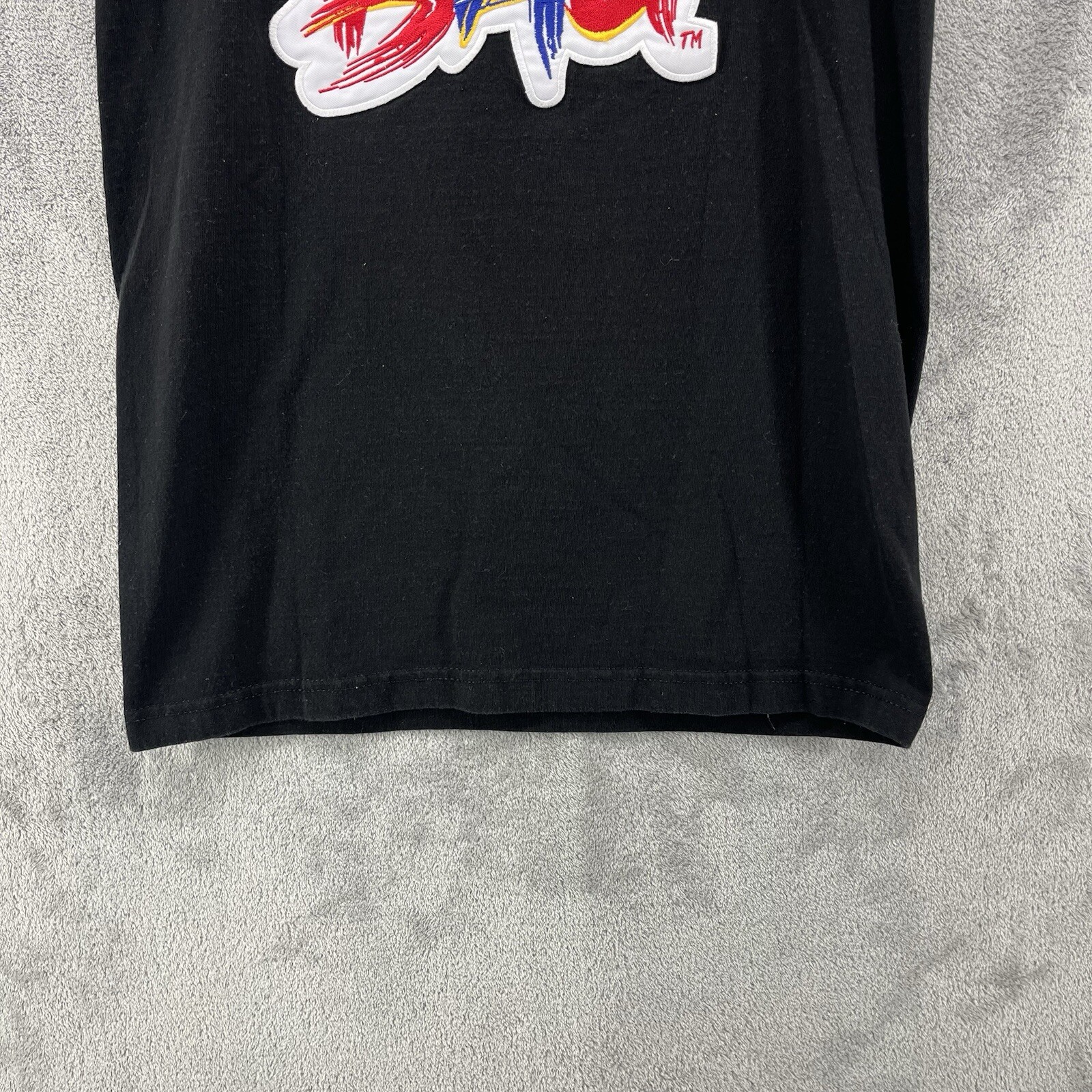 Shaka Wear Shirt Mens Small Black Secure The Bag Patch Super Max Heavy Cotton