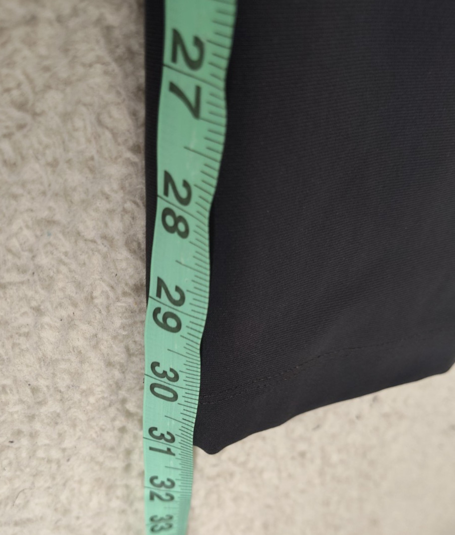 Lululemon Men Pants 33 Gray Poly Blend Straight Regular Fit Flat Front Chino