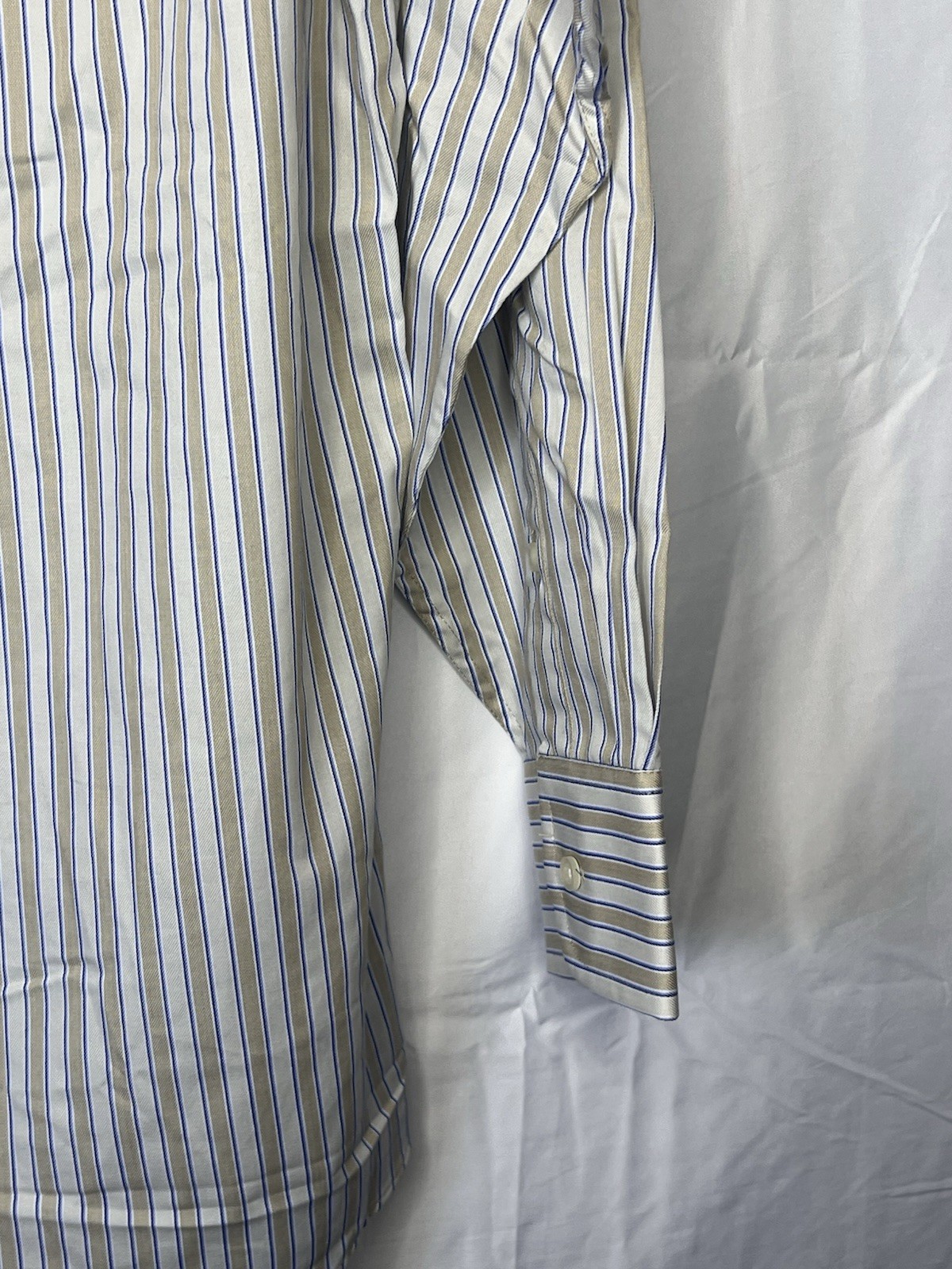 Chaps Men’s Striped Button Down Shirt – Size 15-15.5/32/33 – New W/ Tags
