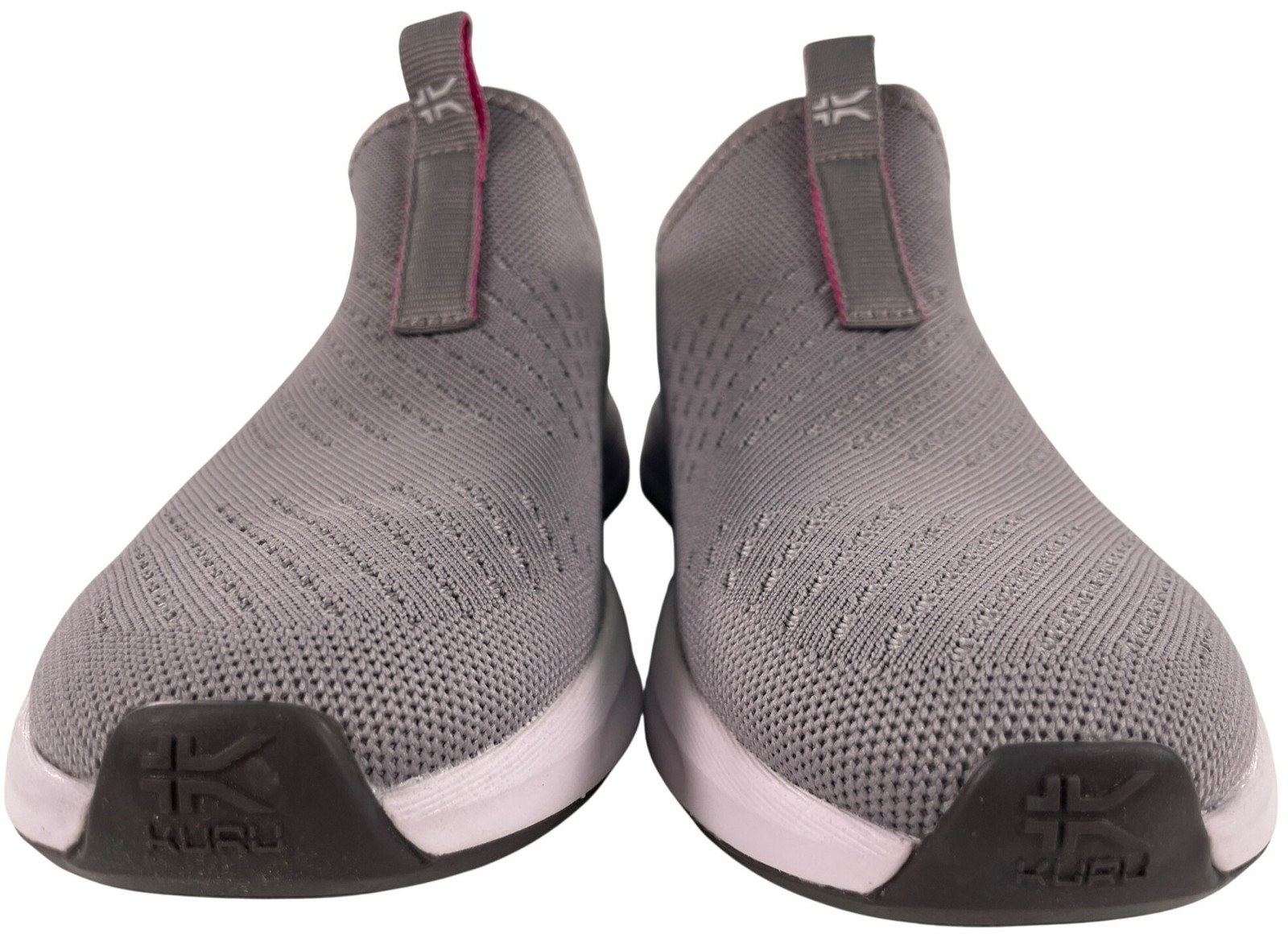 Kuru Atom Slip-On Sneakers Gray Pink Lightweight Breathable Women’s Size 6.5 NEW