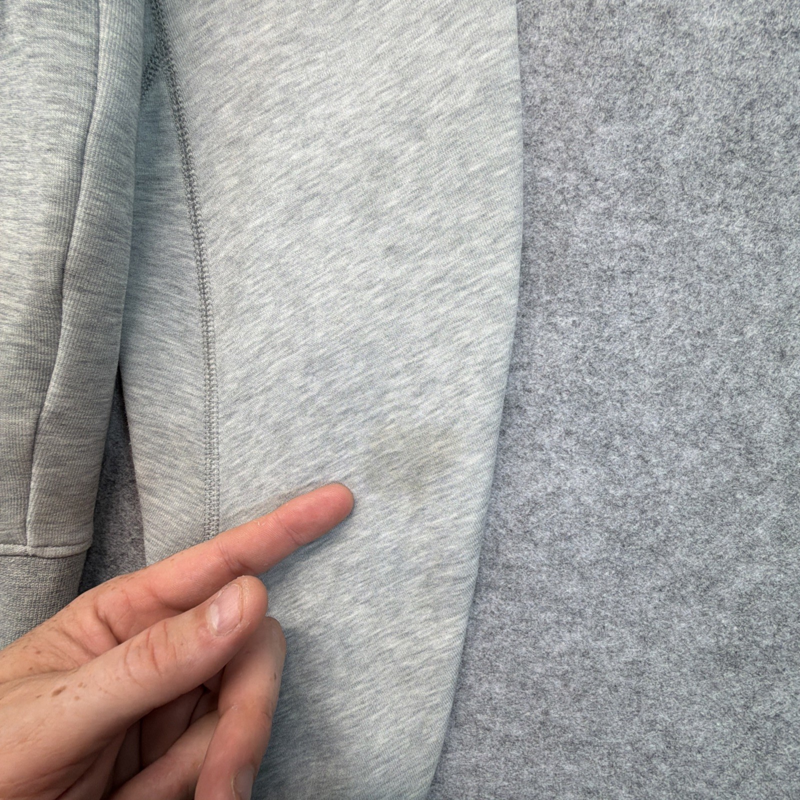 Nike Sportswear Tech Fleece Windrunner Gray Full Zip Hoodie Jacket Men’s Medium