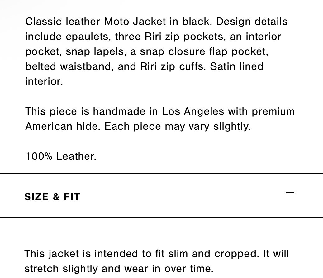 1998$ NEW Cropped John Elliott Leather Motto Jacket, Medium Size 2, Cow Leather
