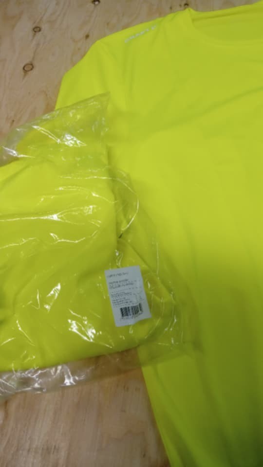 2PK Craft Sportswear Classic Safety Yellow Short Sleeve Mens Size Large NWT