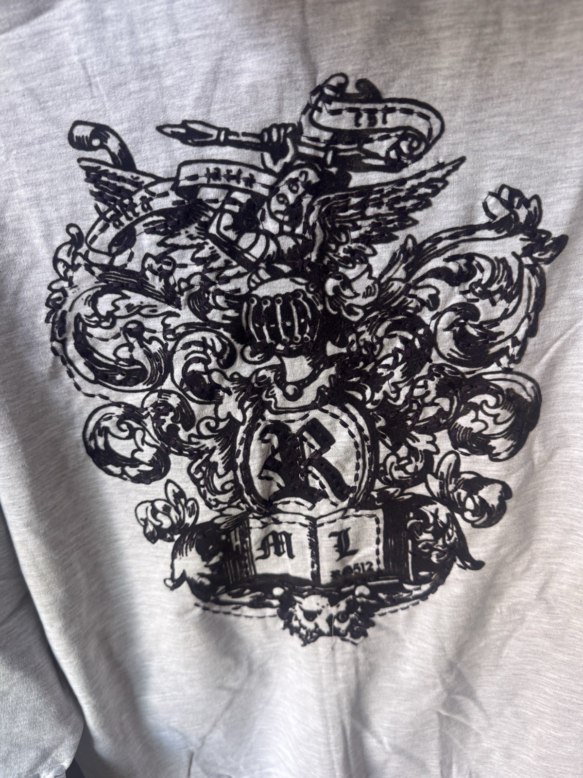 Rg 512 Sweatshirt Full Zip Xxl Skate Baggy Y2k Hip Hop Gray