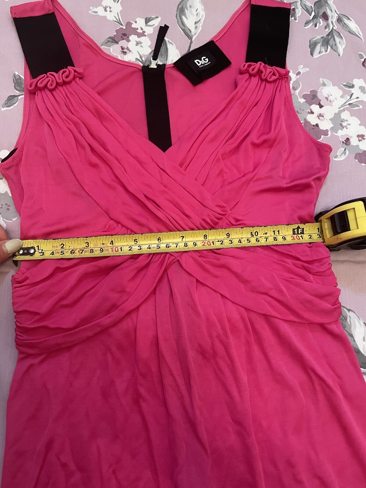 Dolce Gabbana Dress Special edition shocking pink dress size 42