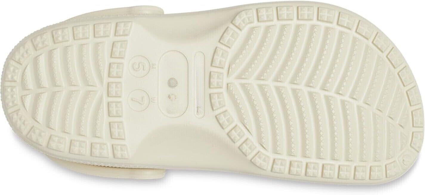 Crocs Classic Clog Unisex Slip On Women/Men Ultra Light Water Friendly BoneM5-W7