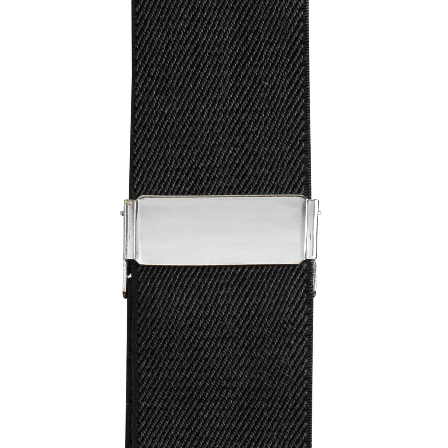 Buyless Fashion Men Adjustable Suspenders 48″ 1 1/4″ Clips And Buttons Y Back