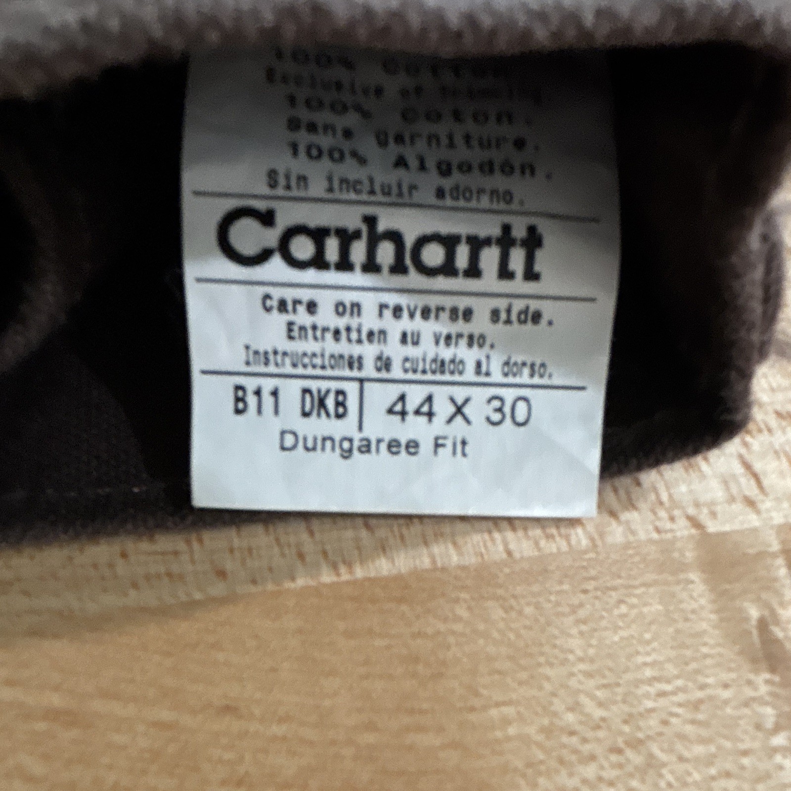 Four Pair Carhartt Men’s Workwear Pants