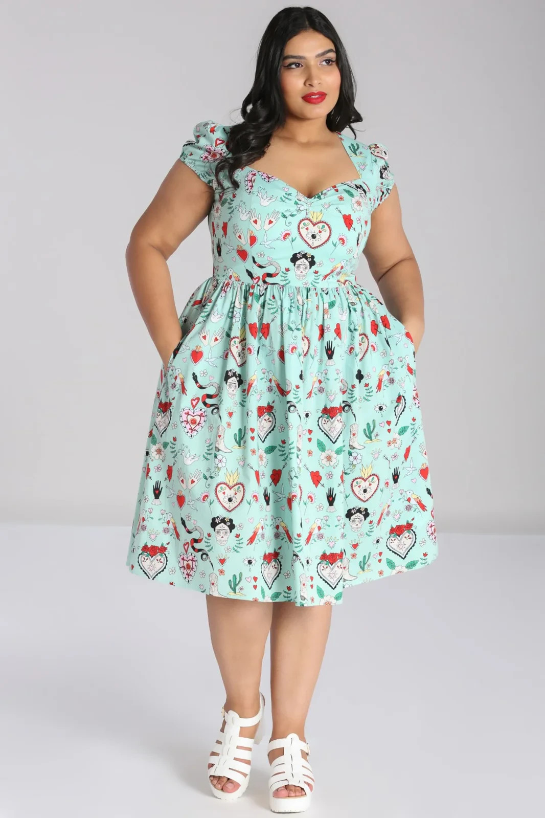 Hell bunny Tijuana Midi Dress L