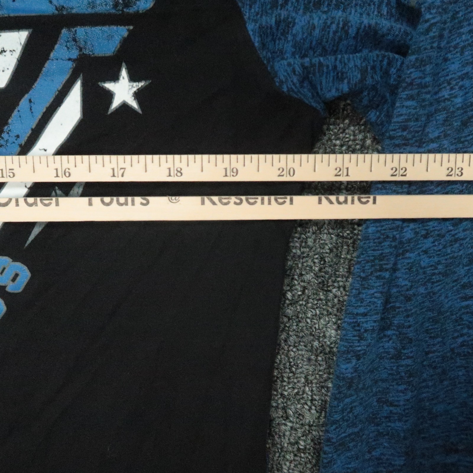 American Fighter Hoodie Mens Medium Blue Long Sleeve Athletic MMA Pullover