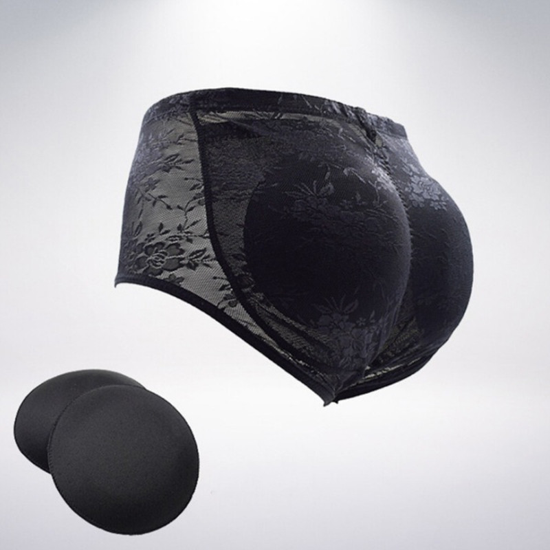 New Sexy Women Booster Padded Shapewear High Waist Panties Butt Hip Enhancing
