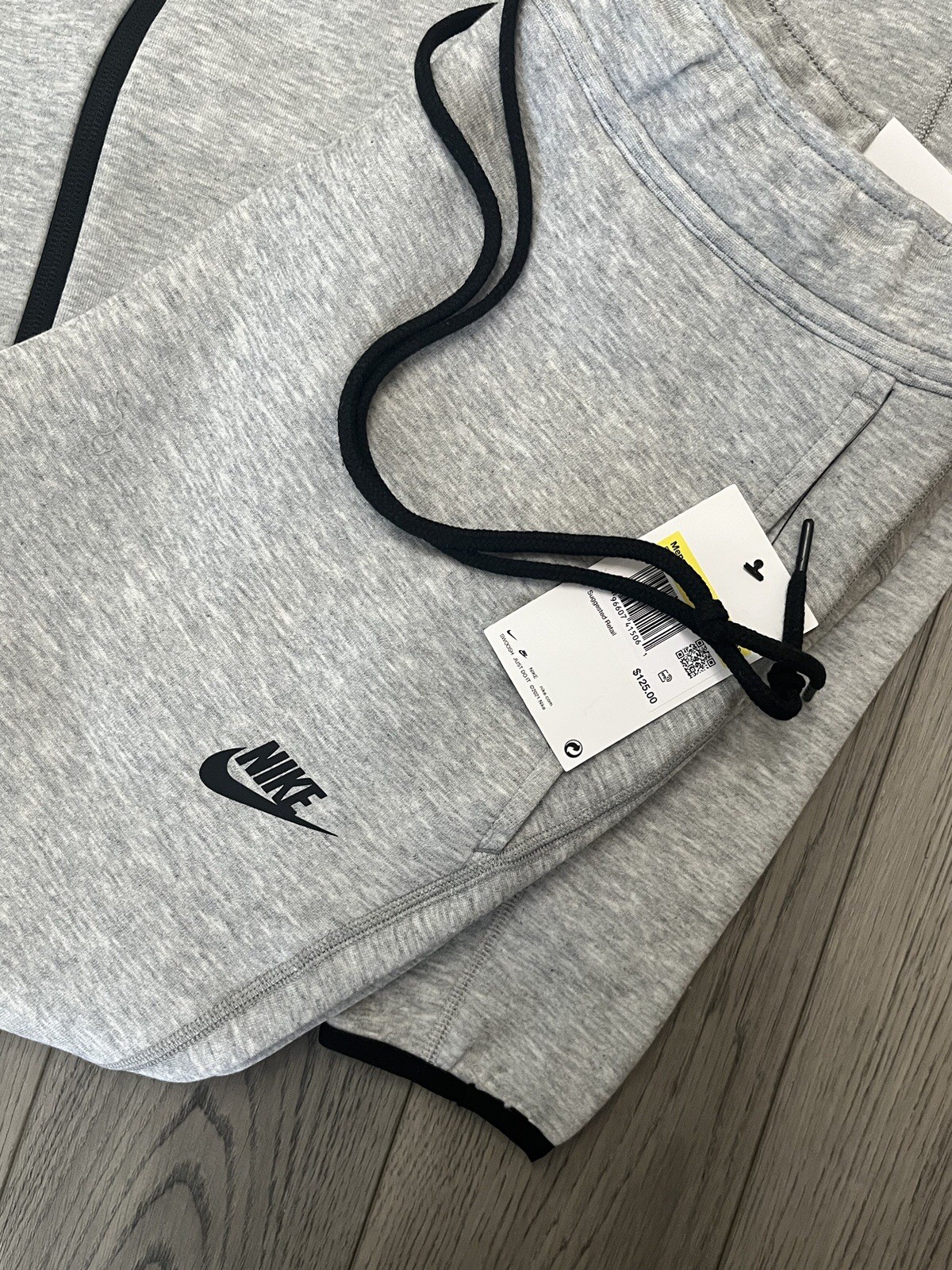 Nike Tech Fleece Full-Zip Hoodie & Joggers Set Grey Sizes S-L |FREE SHIPPING|