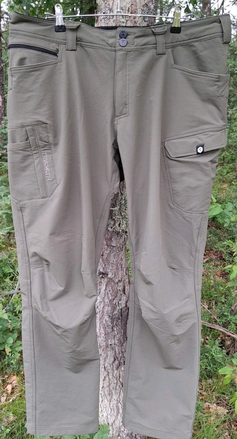 Truewerk T2 Werkpant Mens Size 38×34 Olive Straight Leg