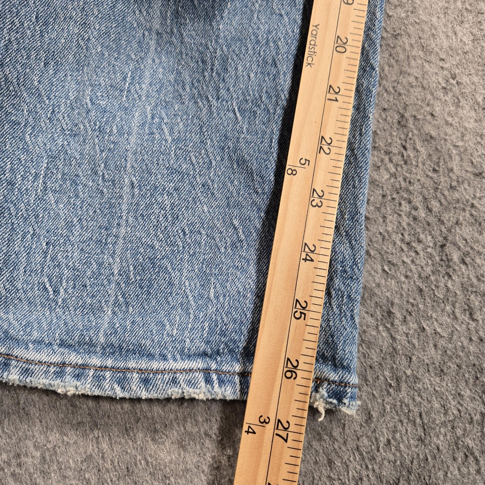 Madewell 90s Straight Jeans Womens 25P Blue Medium Wash Mid Rise Stretch Denim