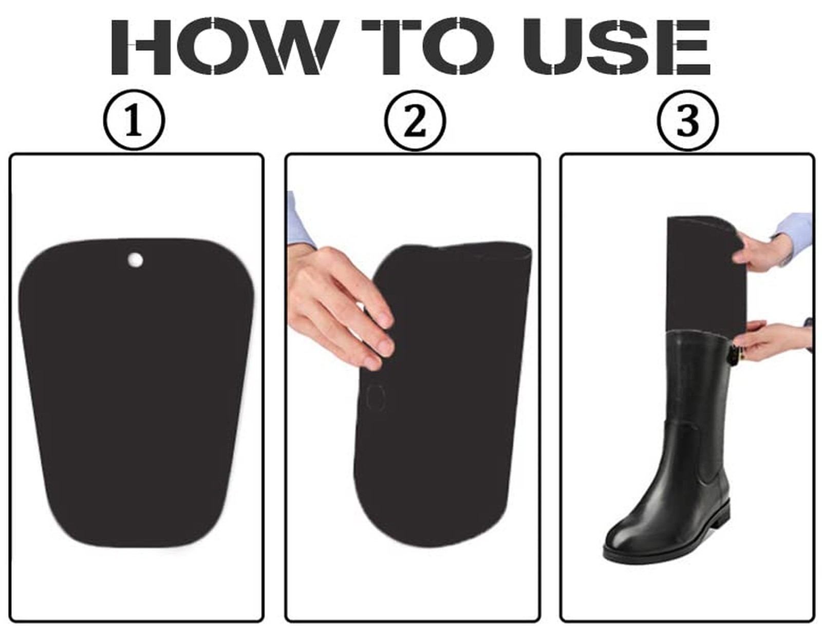 ericotry 2 Pairs 18 Inch Boot Shaper Form Inserts Breathable Boots Tall Suppo…