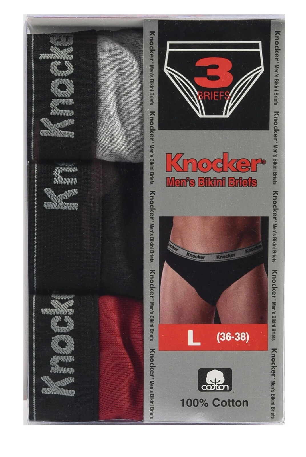 12 Pack Men’s ULTRA Cotton Knocker Bikini Brief TBand Underwear Assorted Colors
