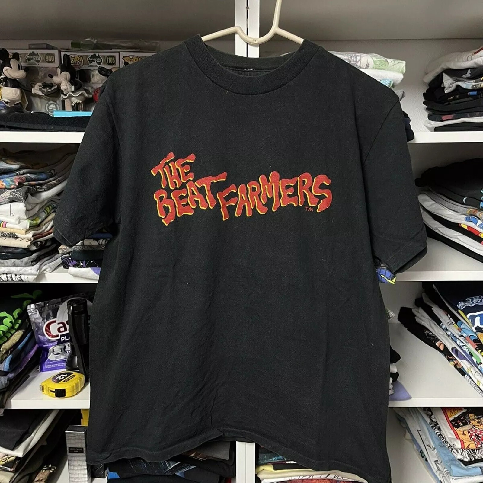The Beat Farmers Logo Gift For Fan Black T Shirt Full Size S-5XL