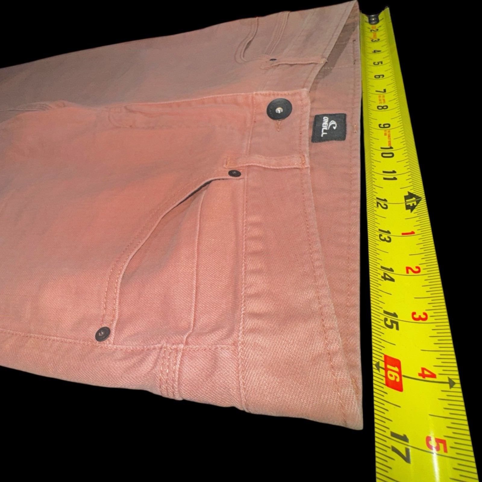 O’neill Men’s 33 Pink Denim Jean Pants 98% Cotton 2% Elastane (Fast Shipping)
