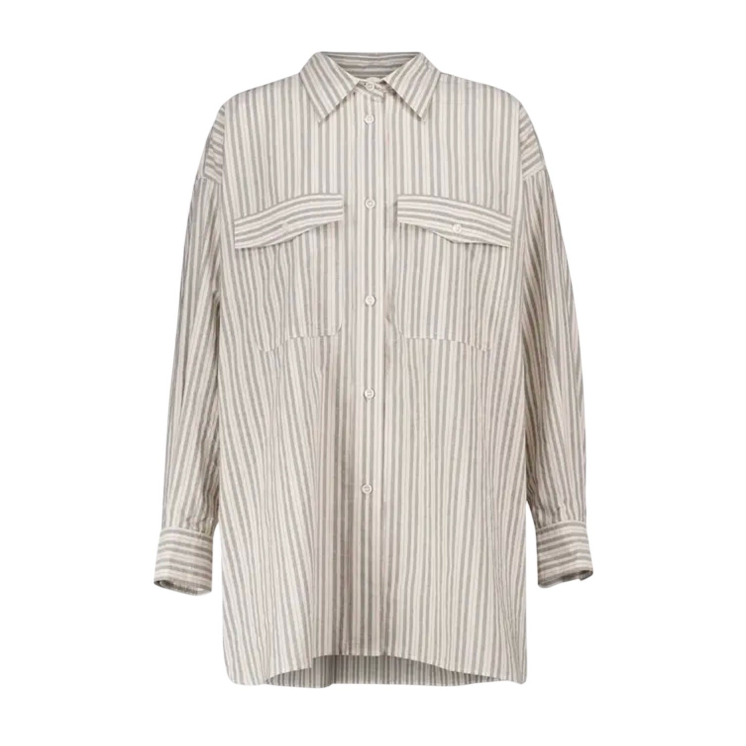 Isabel Marant Ajady Striped Button Down Shirt Women’s FR 36 Cotton French NWT