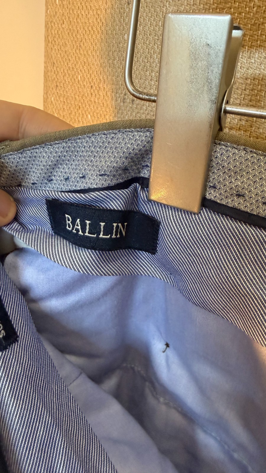 Ballin Pants BOGO 36×27 Brown Super 120s Wool Dress Slacks LOT OF 2 Pleated Cuff
